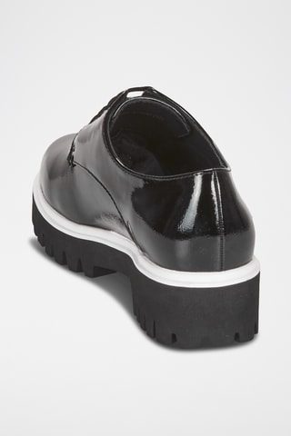 Derbies plateformes con brillo Veron - Negro