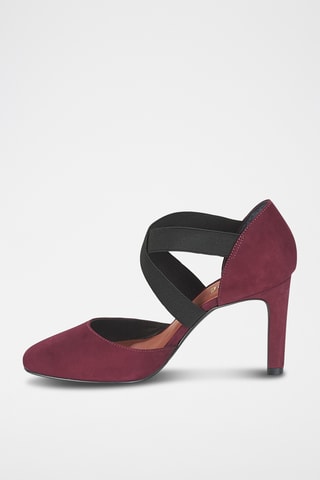 Leren Pumps Veron - Bordeauxrood