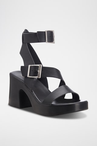 Sandalen met hak Veron - Zwart
