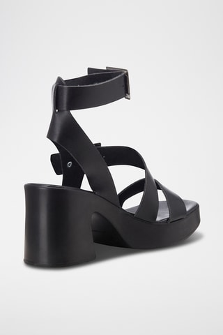 Sandalen met hak Veron - Zwart