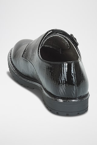 Derbies con hebillas con brillo Veron - Negro
