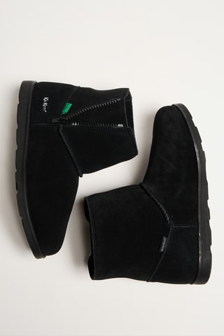 Gevoerde Nubuck Enkellaarzen Veron - Zwart