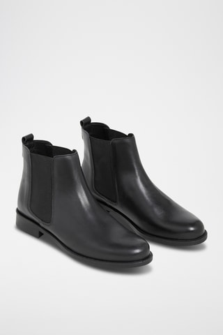 Leren Chelsea Boots Veron - Zwart