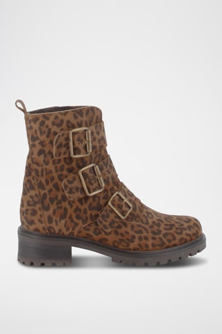 Nubuck Enkellaarzen Veron - Bruin