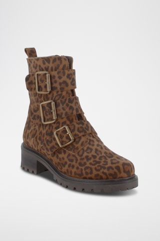 Nubuck Enkellaarzen Veron - Bruin