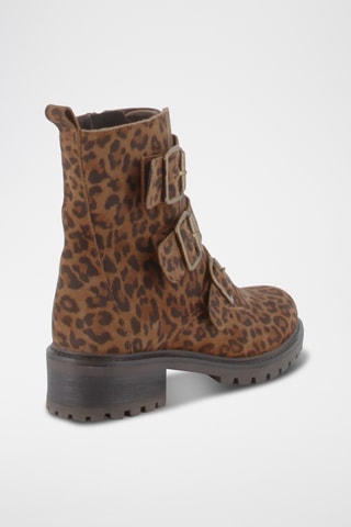 Nubuck Enkellaarzen Veron - Bruin
