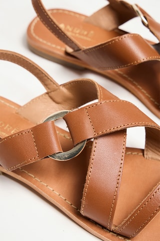 Leren Sandalen Veron - Camel