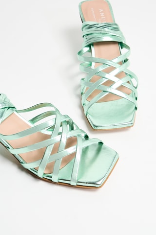Romeinse Sandalen met hak Veron - Groen