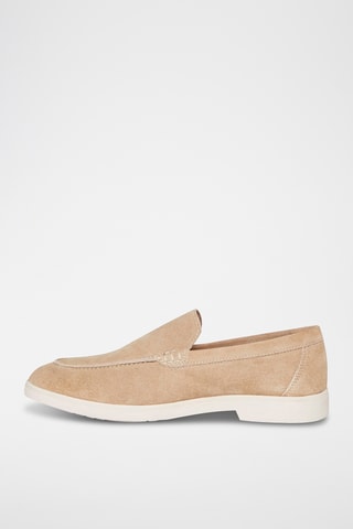 Mocassini in pelle scamosciata Clement - Beige