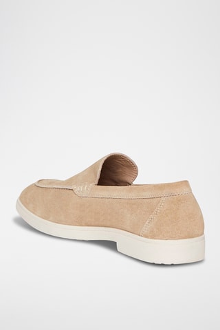 Mocassini in pelle scamosciata Clement - Beige