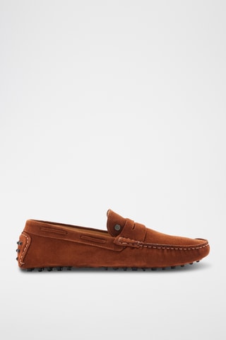 Nubuck Mocassins Eros - Camel
