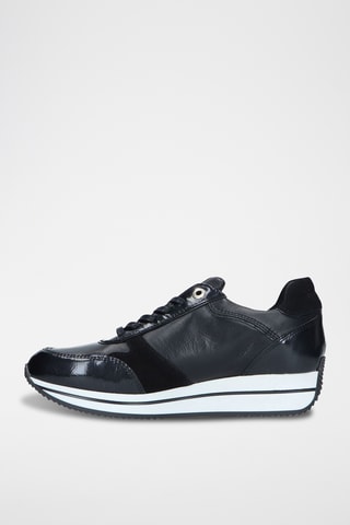 Leren Sneakers Marylou- Zwart
