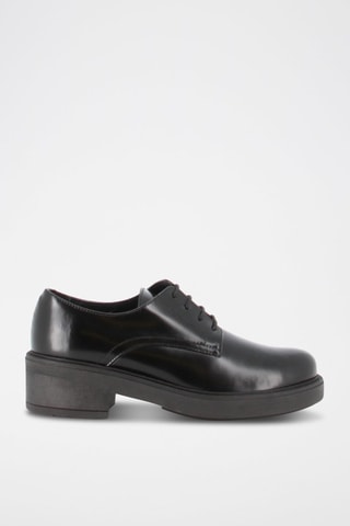Stringate in pelle Berta - Nero