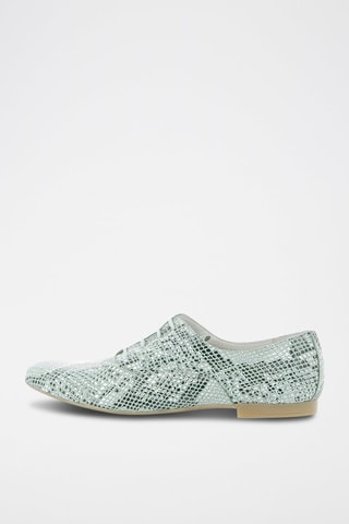 Oxford in pelle Caprice - Verde chiaro