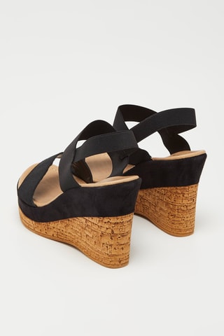 Sandalen met Hak Rataplan - Zwart