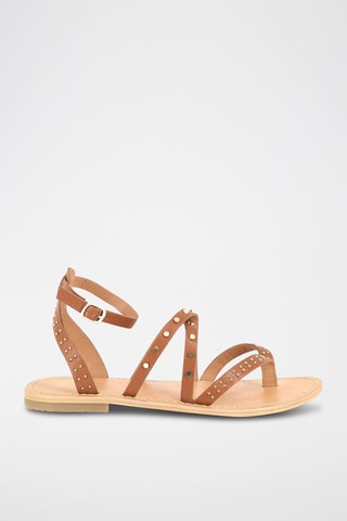 Leren Sandalen Romy - Camel
