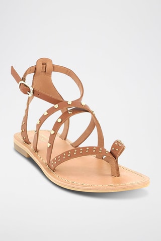 Leren Sandalen Romy - Camel