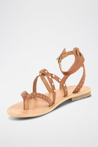 Leren Sandalen Romy - Camel