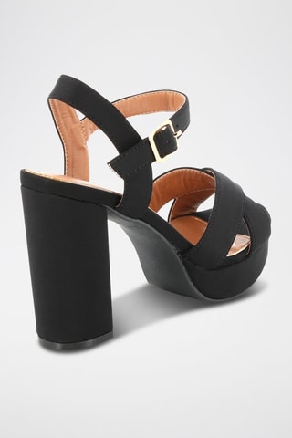 Sandalen met Hak Saloma - Zwart
