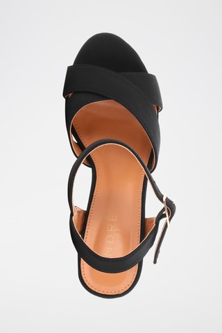 Sandalen met Hak Saloma - Zwart
