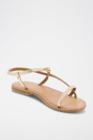 Leren Sandalen Saba - Goudkleurig