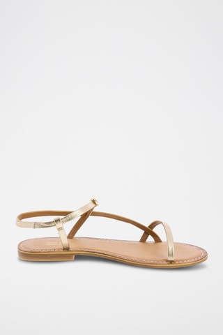 Leren Sandalen Saba - Goudkleurig