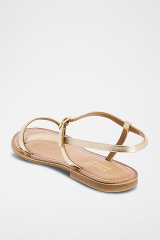 Leren Sandalen Saba - Goudkleurig