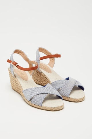 Sandalen met Hak Paulette - Marineblauw