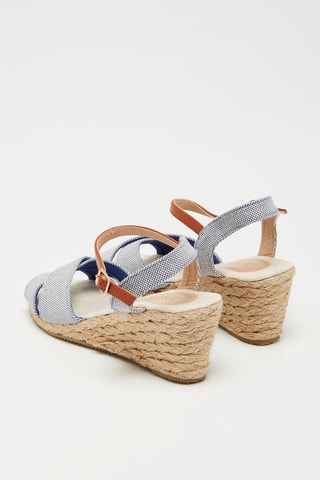 Sandalen met Hak Paulette - Marineblauw