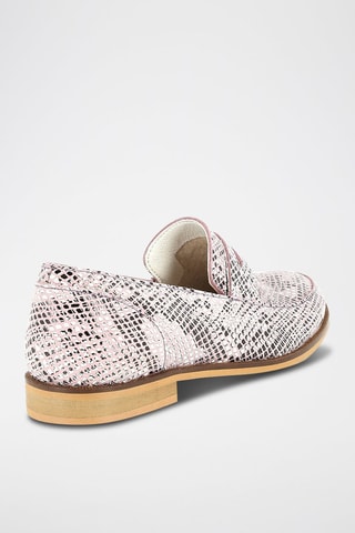 Mocassins en cuir Cadette Rose