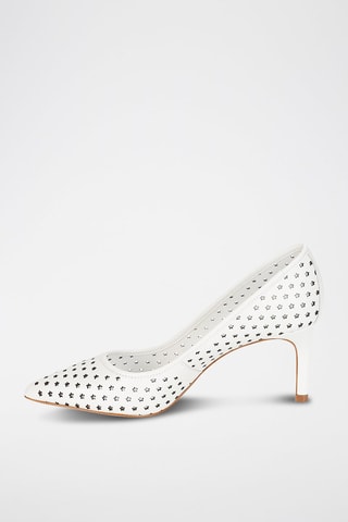 Leren Pumps Wit