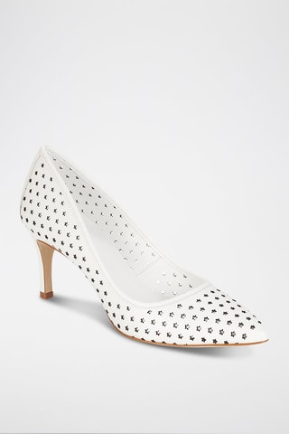 Leren Pumps Wit