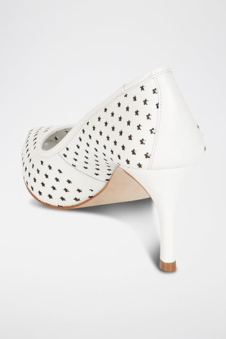Leren Pumps Wit