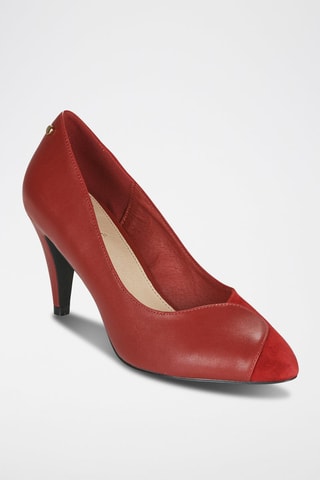 Leren Pumps Rood