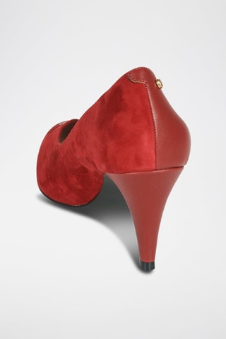 Leren Pumps Rood