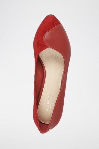 Leren Pumps Rood