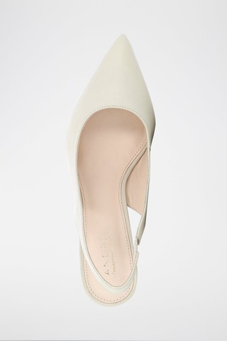 Zapatos de piel de tacón Enjouee - Blanco