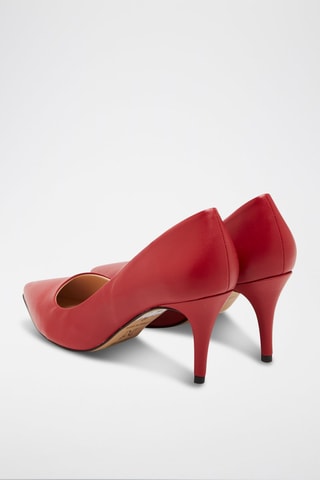 Leren Pumps Rood