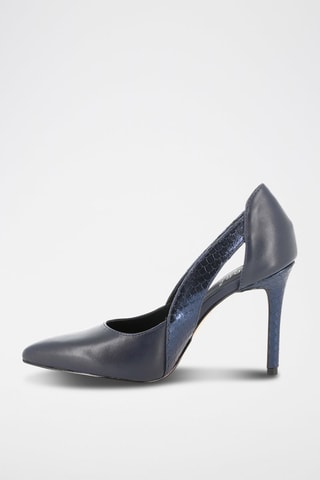 Leren Pumps Elancee Marineblauw