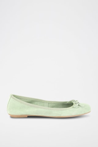 Ballerine in pelle scamosciata Geniale - Verde
