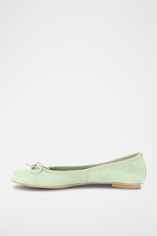 Ballerine in pelle scamosciata Geniale - Verde