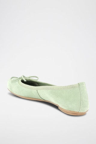 Ballerine in pelle scamosciata Geniale - Verde