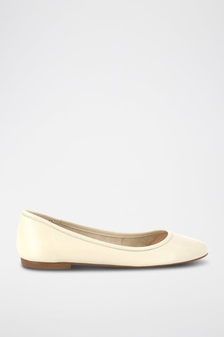 Ballerine in pelle Insouciante - Bianco