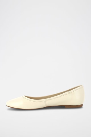 Ballerine in pelle Insouciante - Bianco