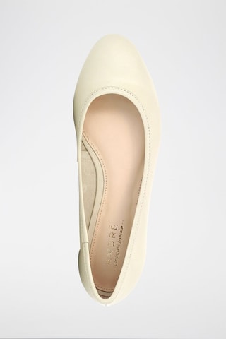 Ballerine in pelle Insouciante - Bianco