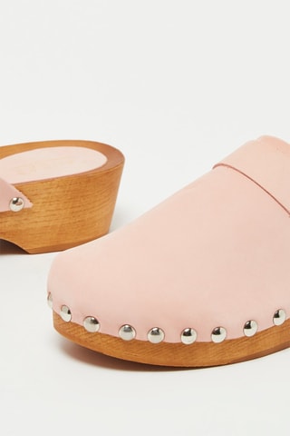 Leren Clogs Vagabonde - Roze