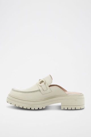 Leren Clogs Admete Beige