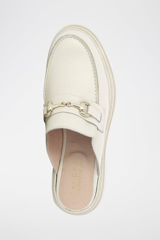 Leren Clogs Admete Beige