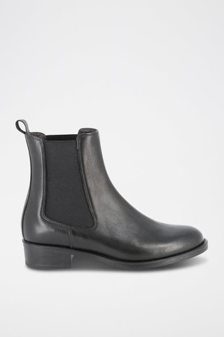 Stivaletti Beatles in pelle Isia - Nero