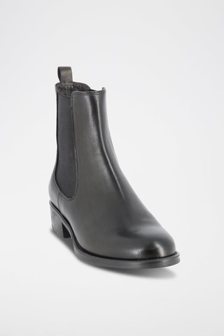 Stivaletti Beatles in pelle Isia - Nero